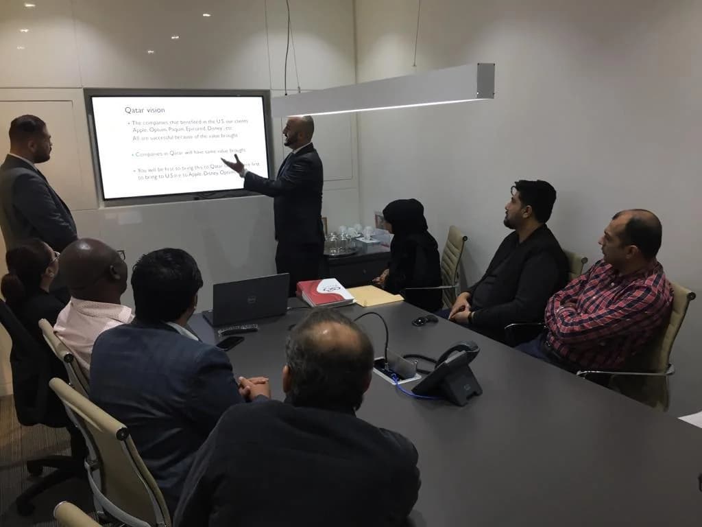 CSC Beyond's CEO Mr. Rami Ikhreishi introduces NCIT Solutions services through a business conference in Doha Qatar